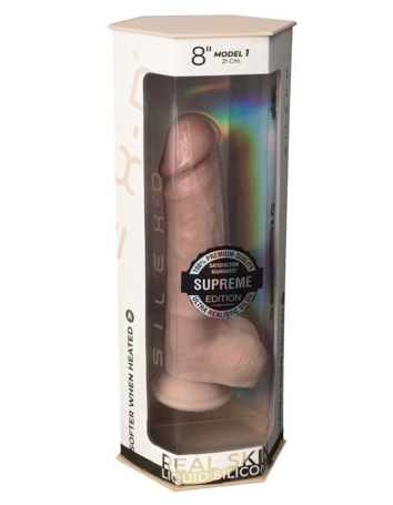 Фаллос Silexd Premium 8" Real Skin