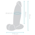 Фаллос b-Vibe Slipskin 9&quot; Girthy