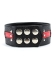 Чёрно-красный ошейник БДСМ Арсенал