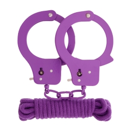 Набор для фиксации BondX Metal Cuffs & Love Rope