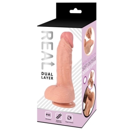 Фаллос реалистик Real Dual Layer