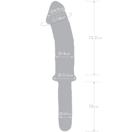 Фаллос из стекла Glas 11" Realistic Double Dildo