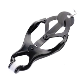 Кольцо с зажимами на соски ToyFa Metal